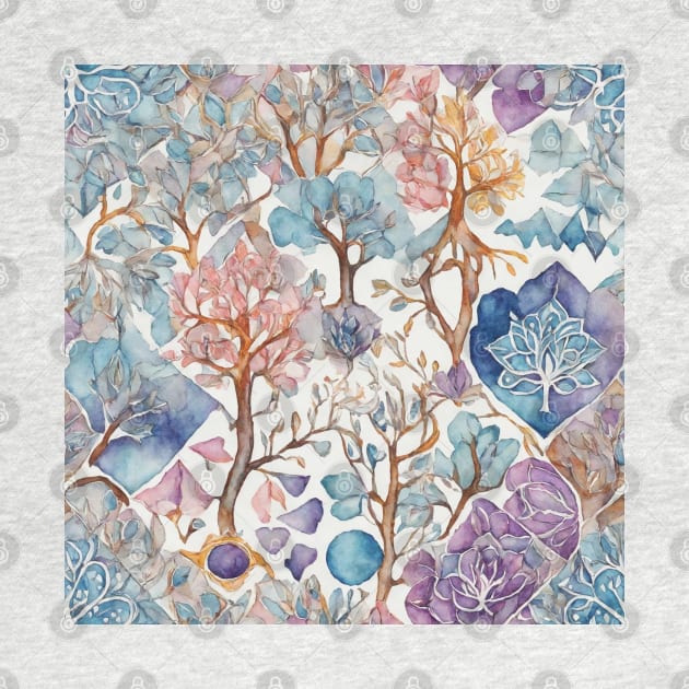 Pastel Mandala Serenity by GracePaigePlaza